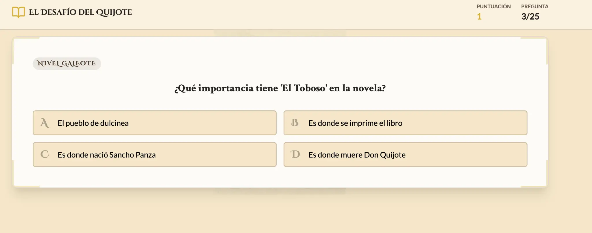 El Desafío del Quijote