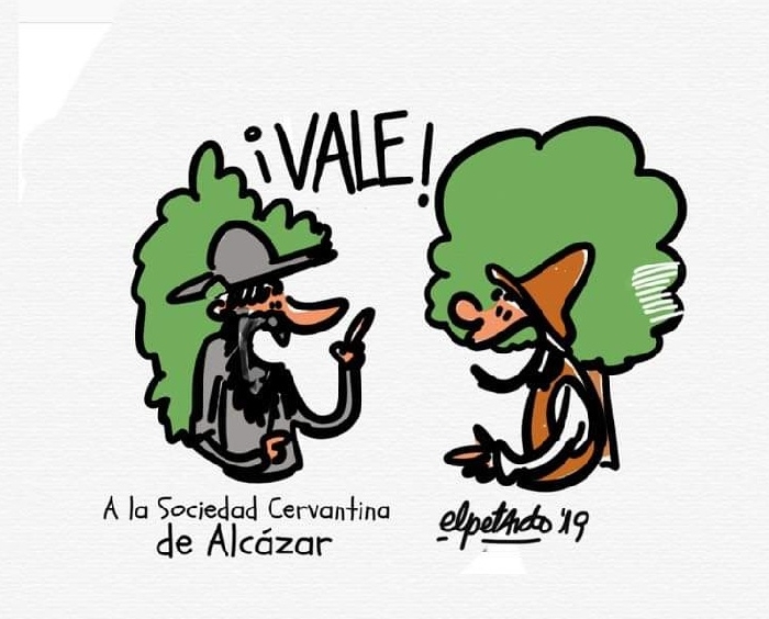 Currito Martínez "El Petardo" nos regala un dibujo especial para la Sociedad